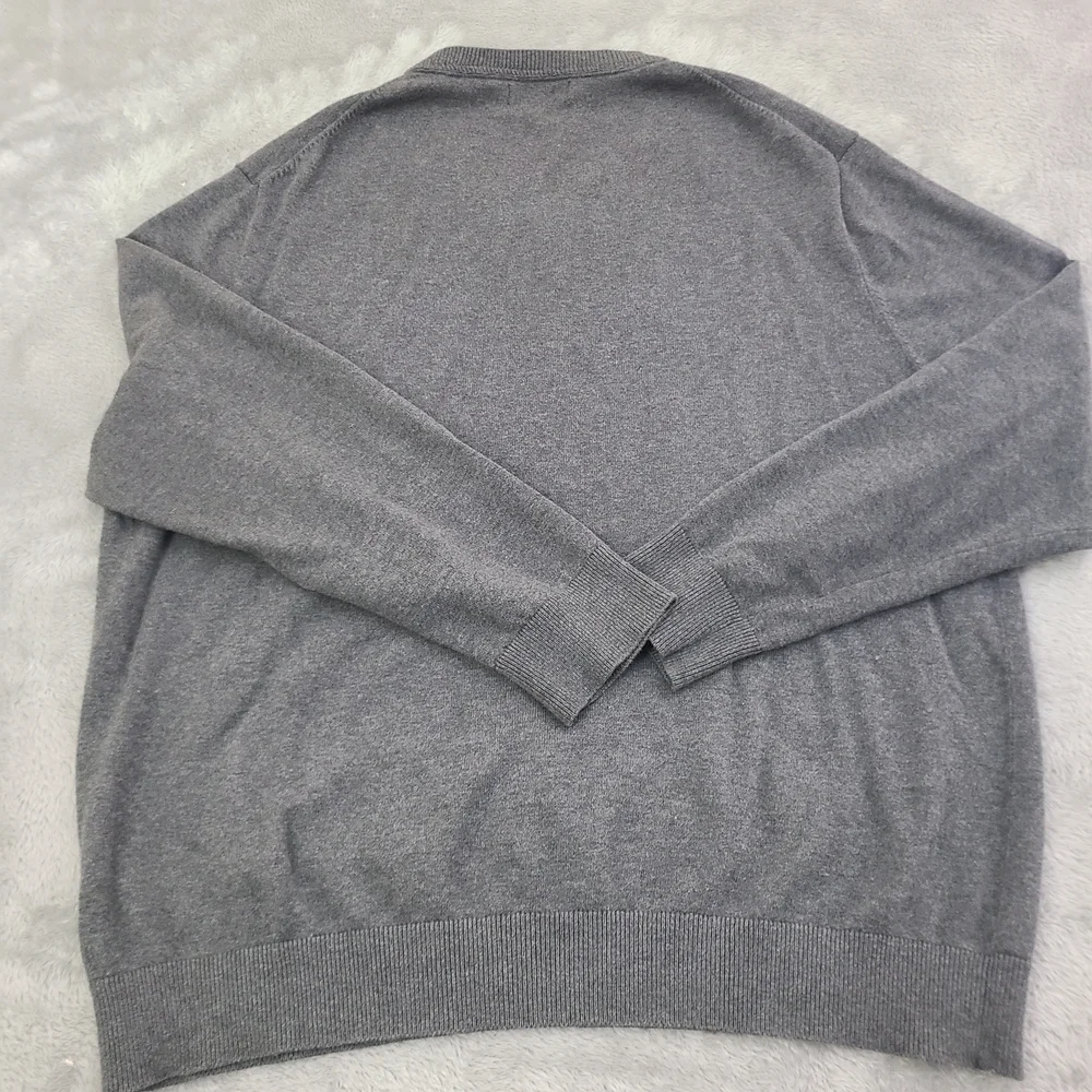 Nautica Men's‎ V-Neck Classic Fit Size X-Large Gray Sweater Pullover